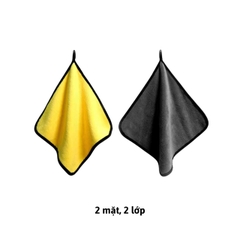 [ Loại Dày ] Khăn Lau Xe 3M Sợi Microfiber Mềm Mịn Chuyên Dụng Dùng Cho Xe Ô Tô, Xe Máy 2 Mặt Thấm Hút