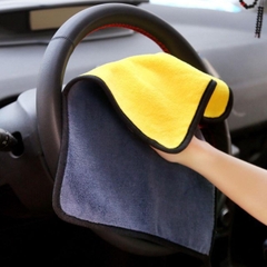 [ Loại Dày ] Khăn Lau Xe 3M Sợi Microfiber Mềm Mịn Chuyên Dụng Dùng Cho Xe Ô Tô, Xe Máy 2 Mặt Thấm Hút