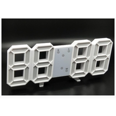 Đồng Hồ Điện Tử LED 3D Để Bàn, Treo Tường Có Chức Năng Báo Thức Đo Nhiệt Độ
