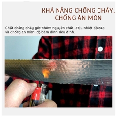 Cuộn 5 Mét Băng Keo Dán Rộng 5cm/10cm Chống Thấm Nước, Keo Chống Dột