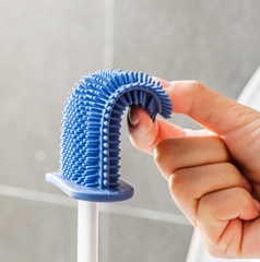 Bàn Chải Vệ Sinh Toilet Bằng Silicone Tiện Dụng
