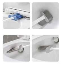 Bàn Chải Vệ Sinh Toilet Bằng Silicone Tiện Dụng