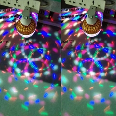 Bóng Đèn Led Đa Sắc Xoay 360 độ kèm đuôi đèn