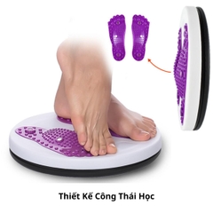 Đĩa Xoay Eo Tập Cơ Bụng 360 Độ Có Hạt Massage Bàn Chân