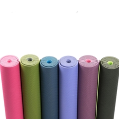 Thảm Tập Yoga 2 Lớp 6mm Chống Trượt Kèm Túi Đựng Tập Gym Thể Thao Chống Thấm