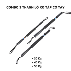 Combo Thanh Lò Xo 30 - 40 - 50 Kg