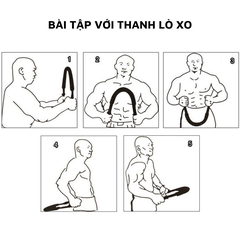 Combo 4 Thanh Lò Xo 20 - 30 - 40 - 50 Kg