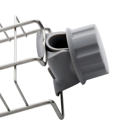 Khay Inox Gắn Vòi Nước Đựng Đồ Rửa Chén Bát