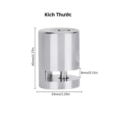 Khóa Đĩa Phanh Chống Trộm Chất Liệu Thép Nguyên Khối Cho Xe Máy, Xe Điện, Xe Đạp