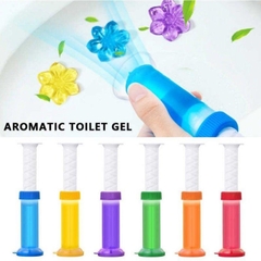 Gel khử mùi bồn cầu bông hoa, gel thơm khử trùng bồn cầu, làm sạch toilet
