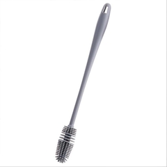 Bàn chải silicon vệ sinh ly cốc cán cầm dài