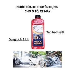 Nước Xà Bông Rửa Xe Bọt Tuyết Zeus Wax Shampoo 1 Lít Dùng Cho Mọi Loại Xe Máy, Ô Tô