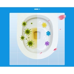 Gel khử mùi bồn cầu bông hoa, gel thơm khử trùng bồn cầu, làm sạch toilet