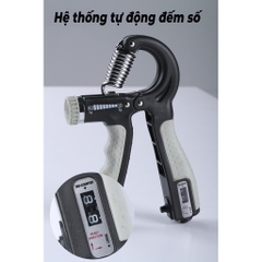 Kìm Bóp Tay Dụng Cụ Tập Tay Tại Nhà Điều Chỉnh Lực 5 - 60 kg Có Đếm Số Tự Động