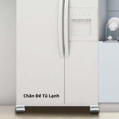 Bộ 2 Thanh Chân Đế Máy Giặt, Tủ Lạnh Có Bánh Xe Di Chuyển Chịu Tải 200 Kg Có Thể Điều Chỉnh Được Kích Thước Đến 70 Cm