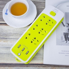 Ổ cắm điện đa năng chống giật có 3 cổng USB sạc điện thoại