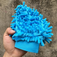 Găng Tay Rửa Xe San Hô 2 Mặt Mềm Mịn Sợi Microfiber Chuyên Dụng Cho Ô Tô, Xe Máy