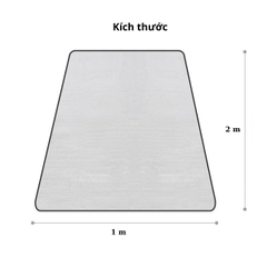 Thảm Chiếu Bạc Du Lịch, Văn Phòng Xếp Gọn Kích Thước 1 x 2 M