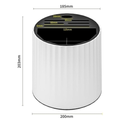 Kệ Đựng Dao Muỗng Đũa Xoay 360 Có Khay Chứa Nước