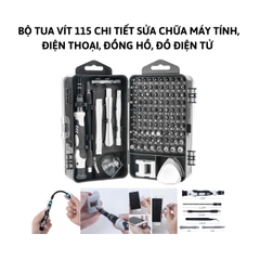 Bộ Tua Vít Đa Năng 115 Chi Tiết Sửa Chữa Máy Tính, Điện Thoại Di Động, Đồng Hồ, Đồ Điện Tử