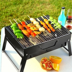 Bếp Nướng Than Hoa, Than Củi Xếp Gọn Có Thể Mang Theo Khi Đi Du Lịch, Cắm Trại, Tổ Chức Tiệc Nướng BBQ Ngoài Trời