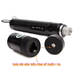 Đèn Pin Laser 303 có nhiều chế độ chiếu