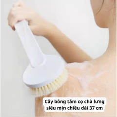 Cây bông tắm cọ chà lưng siêu mịn chiều dài 37 cm