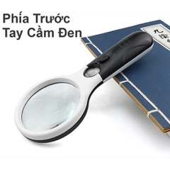 Kính lúp phóng đại có đèn LED siêu sáng size to 85 cm, Tặng kèm PIN , Zoom loại tốt nhất X10 lần X45 lần