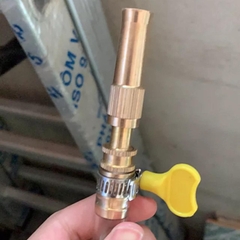 Vòi Xịt Nước Tăng Áp Mini Dùng Để Rửa Xe, Tưới Cây, Vệ Sinh Nhà Cửa Điều Chỉnh Được Nhiều Chế Độ Phun [ Tặng Kèm Đai Siết ]