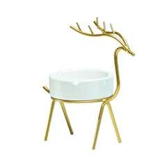 Gạt tàn thuốc hình hươu 17.5x17.5cm