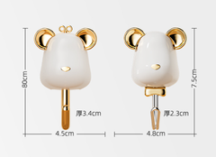 Móc dán tường hình gấu