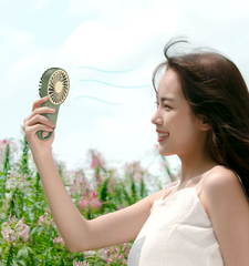 Quạt mini cầm tay có móc treo balo