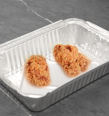 Sét 10 khay giấy bạc hình chữ nhật