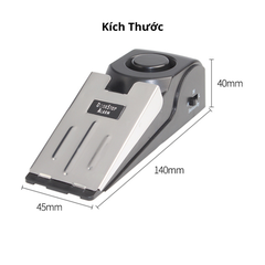 Combo Thiết Bị Chặn Cửa Báo Động + 1 Pin 9V