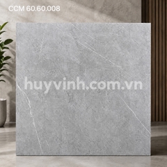 Gạch lát nền 60x60cm màu ghi vân đá, men matt