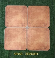 Gạch giả cổ chống trơn 50x50 cm nhập khẩu 5D55001 Biệt thự, sân vườn, villa, ban công, nhà cổ