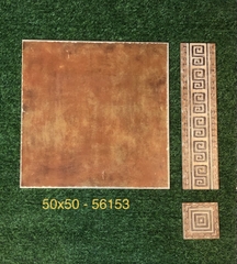 Gạch giả cổ chống trơn 50x50 cm nhập khẩu 56153 Biệt thự, sân vườn, villa, ban công, nhà cổ