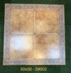 Gạch giả cổ chống trơn 50x50 cm nhập khẩu 59002 Biệt thự, sân vườn, villa, ban công, nhà cổ
