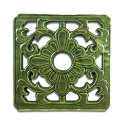 Gạch thông gió 30x30cm gốm men Hoa cúc