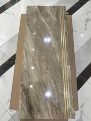Gạch bậc cầu thang vân đá khắc kim 47x120cm