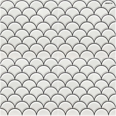 Gạch vẩy cá trang trí 30x30 cm TT19