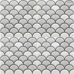 Gạch vẩy cá trang trí 30x30 cm TT22