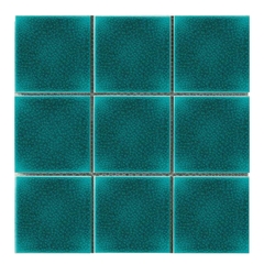 Gạch ốp bể bơi mosaic gốm men rạn  INM01-HV