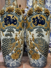 Lọ lộc bình 1m75 đắp tay 100%