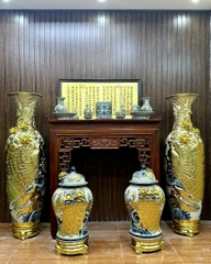 Lọ lộc bình 1m55 Dát Vàng Phú Quý Trường Xuân.