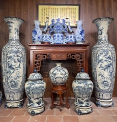Lọ lộc bình bốn mùa bình an - Vạn sự như ý. 1m55 hàng siêu kĩ.