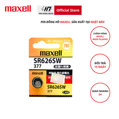 Pin Maxell SR626W – Pin Đồng Hồ 1.55V Chính Hãng, Hiệu Năng Ổn Định
