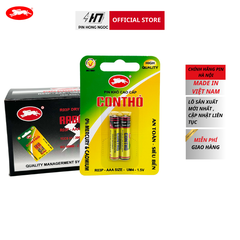 Hộp 20 Viên Pin AAA con thỏ nhãn nhôm vàng vỉ giấy 1,5V