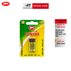 Hộp 20 Viên Pin AAA con thỏ nhãn nhôm vàng vỉ giấy 1,5V