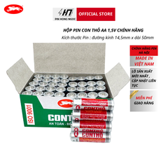Pin AA Con Thỏ R6P nhãn đỏ 1,5V vỉ PVC 4 Hộp 40 Viên